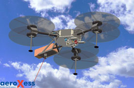 aeroxess - Wireless HERCULES ONE-HYBRID (H1-H) UAV designed for Above-DUT Measurements